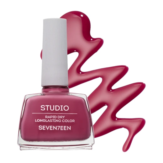 Seventeen Studio Rapid Dry Nail Polish Shade 145 Chip Resistant Manicure 12 ml - Seventeen studio - Image 2