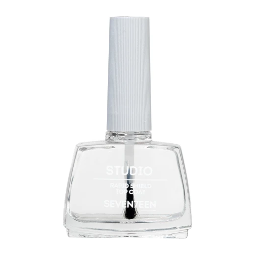 Seventeen Studio Rapid Shield Top Shine Nail Polish: Professional Manicure Top Coat for Long Lasting, High Shine Finish, 1 Bottle, Easy Application Seventeen Studio Rapid Shield Top Shine Nail Polish: Professional Manicure Top Coat for Long Lasting, High Shine Finish, 1 Bottle, Easy Application