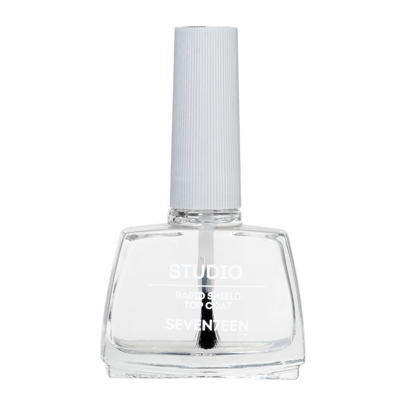 Seventeen Studio Rapid Shield Top Shine Nail Polish: Professional Manicure Top Coat for Long Lasting, High Shine Finish, 1 Bottle, Easy Application - Seventeen studio
