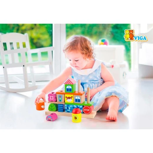 Viga Stacking Blocks, City Design - Viga - Image 3