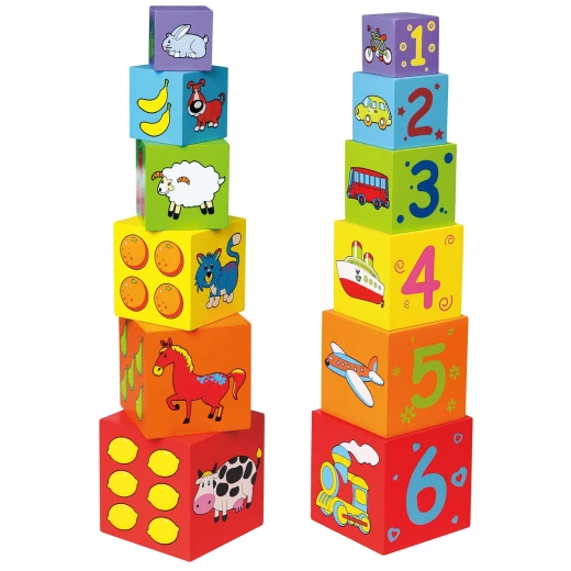 Viga Wooden Nesting and Stacking Blocks - Viga - Image 2
