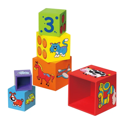 Viga Wooden Nesting and Stacking Blocks - Viga - Image 3