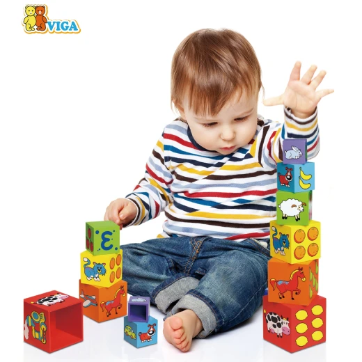 Viga Wooden Nesting and Stacking Blocks - Viga - Image 4
