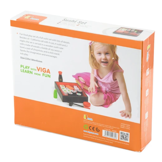 Viga Wooden Sushi Set Toy - Viga - Image 5