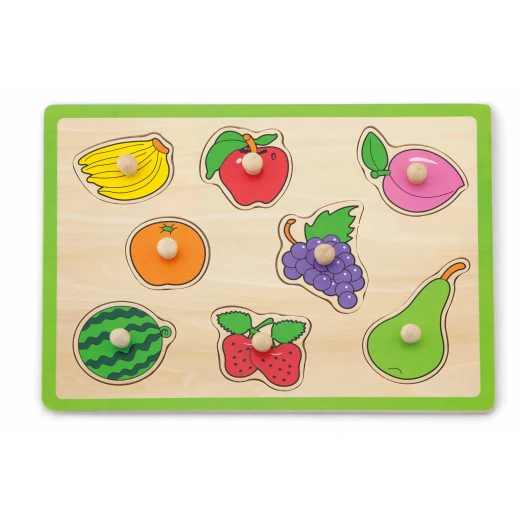Viga Flat Puzzle, Fruits Design - Viga - Image 2