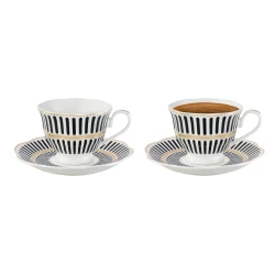 Madame Coco Chic Coffee Cups, Set of 2 Pieces