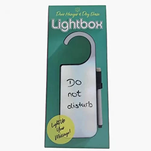 Light Up Door Hanger, With Write Board - BigMouth Inc. - Image 3