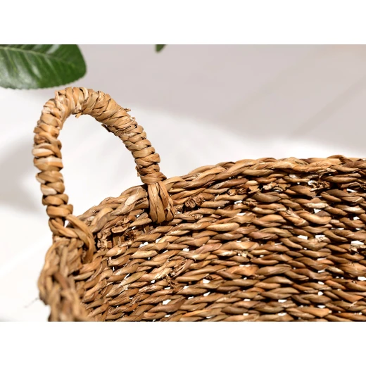 Madame Coco Dorise Medium Wicker Basket, 27x22 Cm - Madame COCO - Image 2