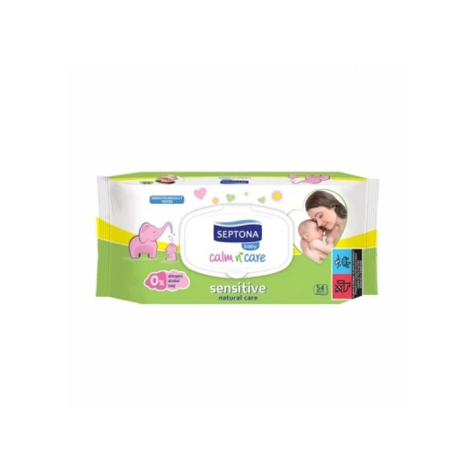 Septona Baby Sensitive Wet Wipes, 54 Pieces Septona Baby Sensitive Wet Wipes, 54 Pieces