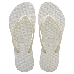 Havaianas Slim Steel Flip Flop, White Color
