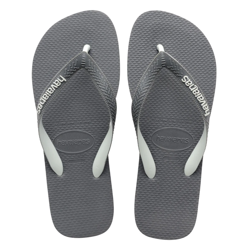 Havaianas Top Mix Flip Flop, Steel Grey Color, Size 39/40 - Havaianas