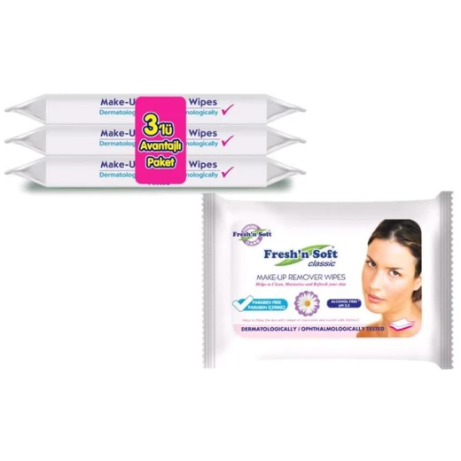 Fresh'n soft Make up Remover, 20 Wipe, 2+1 Offer