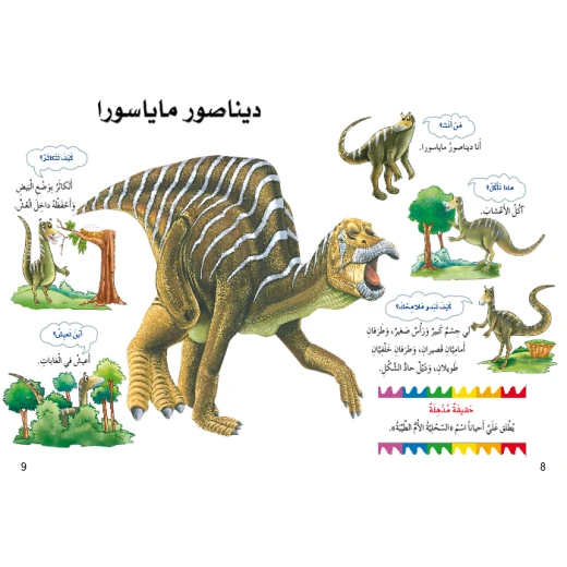 اسئلتي واجوبتي الاولى: الديناصورات من دار المنهل - دار المنهل - Image 2