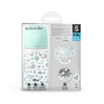 Suavinex Memories Baby Bottle Set, Blue Color, 3 Pieces, 270 Ml - Suavinex