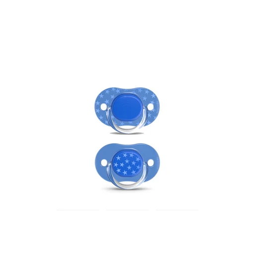 Suavinex The Basics Physiological Pacifier, Blue Color, Pack of 2 Pieces, 0-6 Months Suavinex The Basics Physiological Pacifier, Blue Color, Pack of 2 Pieces, 0-6 Months
