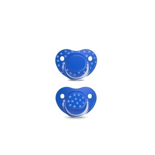 Suavinex The Basics Anatomical Pacifier, Blue Color, Pack of 2 Pieces, 0-6 Months Suavinex The Basics Anatomical Pacifier, Blue Color, Pack of 2 Pieces, 0-6 Months