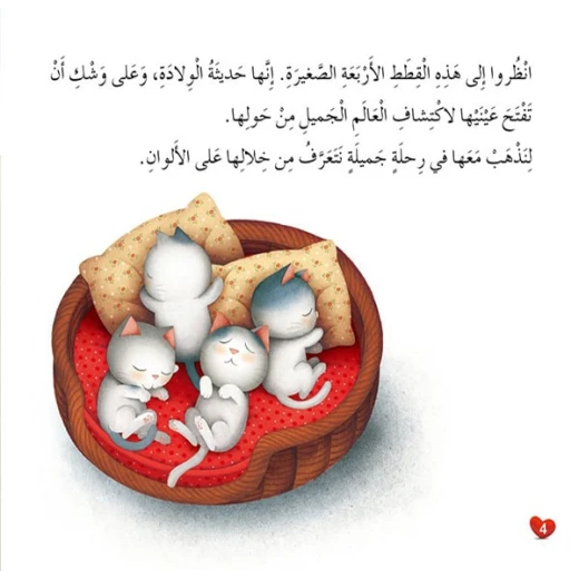 قصص: سلسلة القطط الصغيرة:03 الألوان من دار المنهل - دار المنهل - Image 3