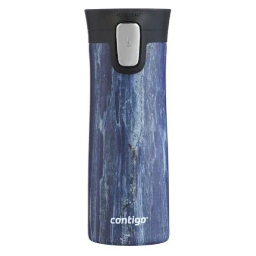 Contigo Pinnacle Autoseal Travel Mug, Stainless Steel Thermal Mug, Vacuum Flask, Leakproof Tumbler, Coffee Mug with BPA Free Easy-Clean Lid, Blueslate, 420 ml Contigo Pinnacle Autoseal Travel Mug, Stainless Steel Thermal Mug, Vacuum Flask, Leakproof Tumbler, Coffee Mug with BPA Free Easy-Clean Lid, Blueslate, 420 ml