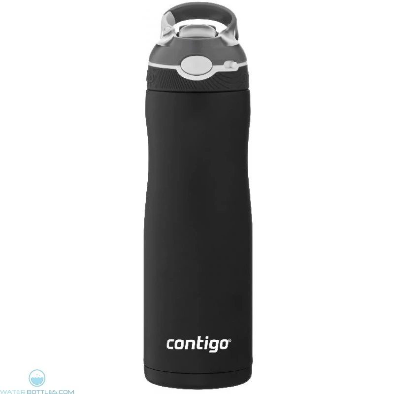 Contigo Autospout Ashland Chill Water Bottle - 590ml Matte Black - Contigo
