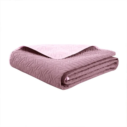 Nova home cross double face bedspread set, purple and lilac color, king size, 4 pieces - Nova Home - Image 5