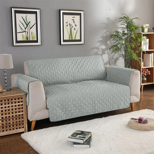 Nova home sure fit sofa protector, light grey color, 7 seats - Nova Home - Image 2