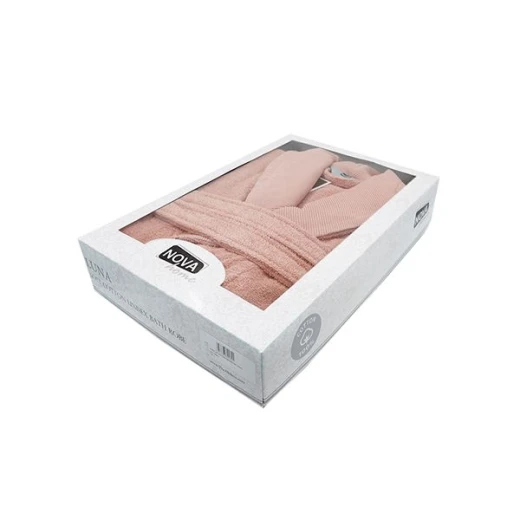 Nova home luna bathrobe, salmon color - Nova Home - Image 2