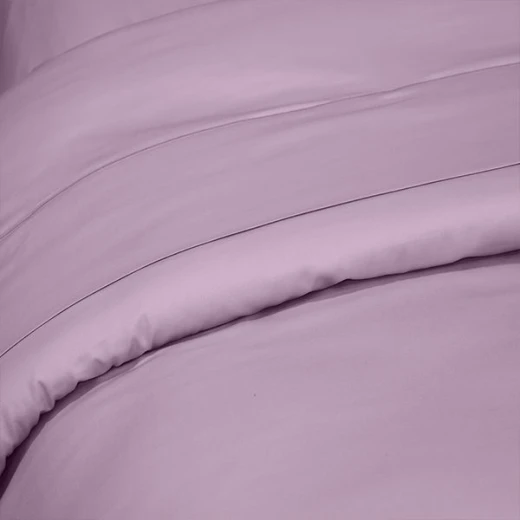 Fieldcrest plain duvet cover, cotton, plum color, king size - Fieldcrest - Image 2