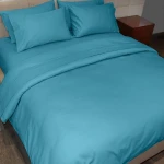 غطاء وجه لحاف بتصميم سادة, قطن, باللون التركواز, حجم مجوز من فيلدكريست - فيلدكريست