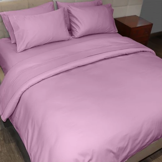 غطاء وجه لحاف بتصميم سادة, قطن, باللون ليلك, حجم مفرد ونص من فيلدكريست غطاء وجه لحاف بتصميم سادة, قطن, باللون ليلك, حجم مفرد ونص من فيلدكريست