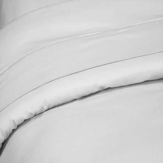 Fieldcrest plain duvet cover, cotton, white color, queen size - Fieldcrest - Image 2