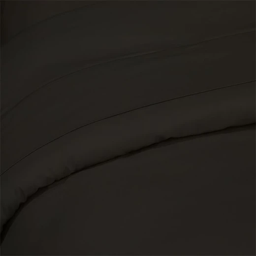Fieldcrest plain duvet cover, cotton, black color, twin size - Fieldcrest - Image 2