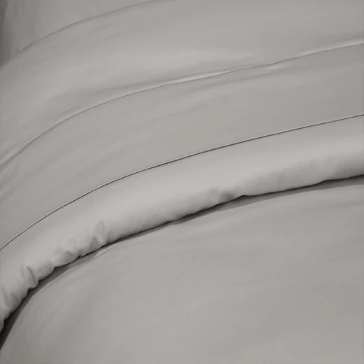 Fieldcrest plain duvet cover, cotton, grey color, twin size - Fieldcrest - Image 2