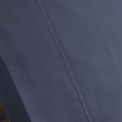 طقم شرشف مطاط بتصميم سادة, قطن, باللون الكحلي, حجم مجوز, 3 قطع من فيلدكريست - فيلدكريست - Image 2
