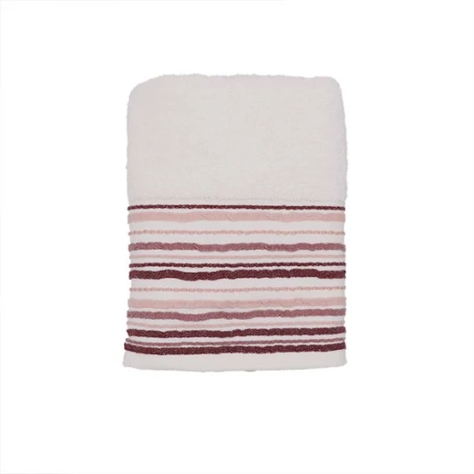 Nova home lena jacquard towel, ivory color, 50x90 size Nova home lena jacquard towel, ivory color, 50x90 size