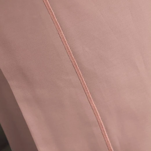 Fieldcrest plain fitted sheet set, cotton, old rose color, queen size, 3 pieces - Fieldcrest - Image 3