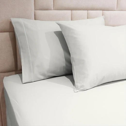 Fieldcrest plain fitted sheet set, white color, twin size - Fieldcrest - Image 3