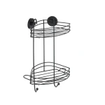 Wenko milazzo vacuum-loc rack, 2-tier, large, black - Wenko