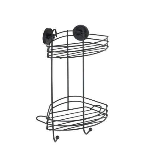 Wenko milazzo vacuum-loc rack, 2-tier, large, black Wenko milazzo vacuum-loc rack, 2-tier, large, black