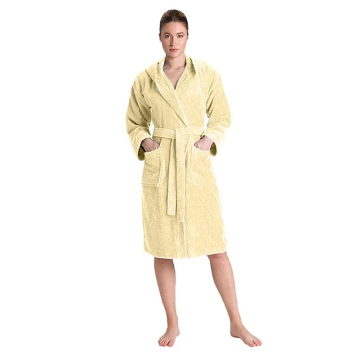 Cannon plain bathrobe, cotton, yellow color - Cannon - Image 3