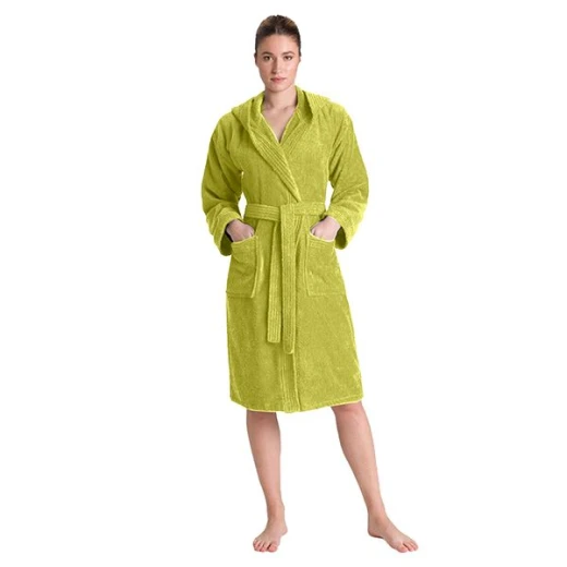 Cannon Plain Bathrobe Cotton, Pistache Color - Cannon - Image 3