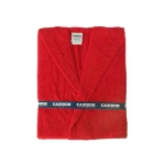 Cannon plain bathrobe, cotton, red color - Cannon