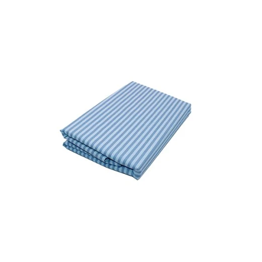Cannon dots and stripes fitted sheet set, poly cotton, blue color, queen size, 3 pieces - Cannon - Image 2