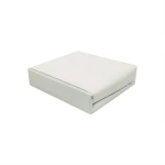 Cannon dots and stripes fitted sheet set, poly cotton, ivory color, queen size, 3 pieces - Cannon
