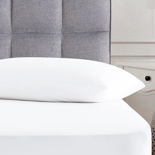 Nova Home UltraPlain Pillowcase Set, White Color, 2 Pieces - Nova Home - Image 2