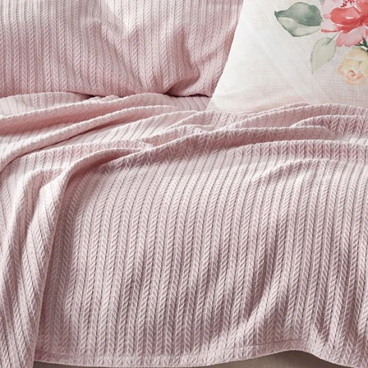 Nova Home Rosanna Pique Bedspread Set, Pink Color, Twin Size, 3 Pieces - Nova Home - Image 2