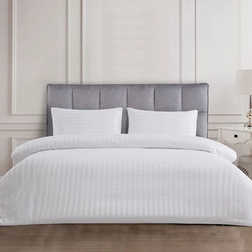 Nova Home UltraStripe Hotel Style Duvet Cover Set, King Size, White Color Nova Home UltraStripe Hotel Style Duvet Cover Set, King Size, White Color