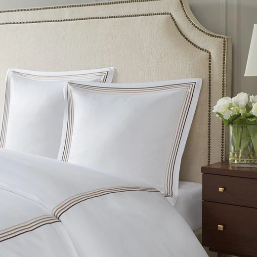 Nova home cruise euro sham set, white and beige color, 65x65 size Nova home cruise euro sham set, white and beige color, 65x65 size