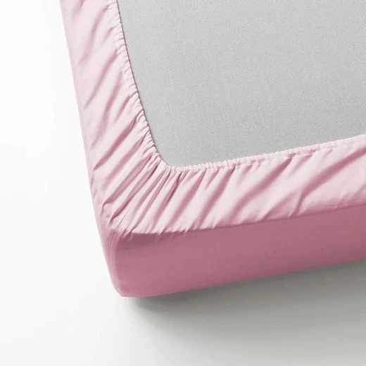 Nova Home MicroBasic Fitted Sheet Set, Twin Size, Pink Color - Nova Home - Image 2