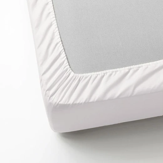 Nova Home MicroBasic Fitted Sheet Set, Twin Size, White Color - Nova Home - Image 2