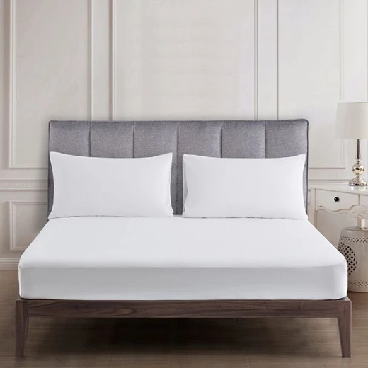 Nova home ultraplain fitted sheet set, twin size, white color Nova home ultraplain fitted sheet set, twin size, white color